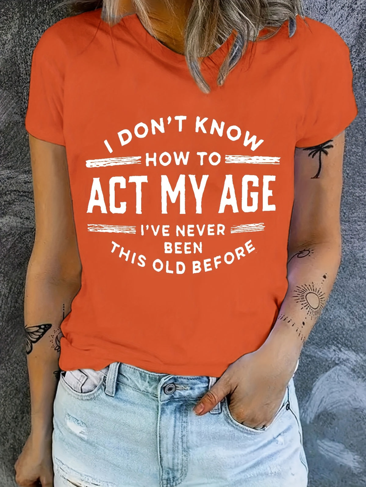 Letter Print T-Shirt Women Casual Short Sleeve Crew Neck Graphic Tee Comfortable Daily Layering Top S-XXL