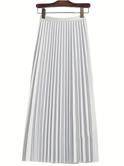 3-Pack Pleated Skirt Set Women Elastic Waist Versatile Work Party Casual Everyday Fashion & Special Occasion S-XL