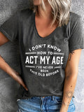 Letter Print T-Shirt Women Casual Short Sleeve Crew Neck Graphic Tee Comfortable Daily Layering Top S-XXL
