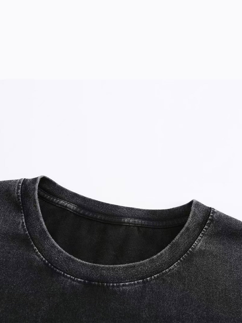 Retro Washed Graphic Print T-Shirt Women 230g Heavyweight Round Neck Short Sleeve Loose Fit Street Style Casual Tee S-XXL