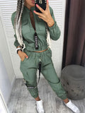 Multi-Pocket Utility Two Piece Set Women Sporty Casual Suit Workwear Style Elastic Waist Lightweight Breathable Outfit S-XXL 6 Colors