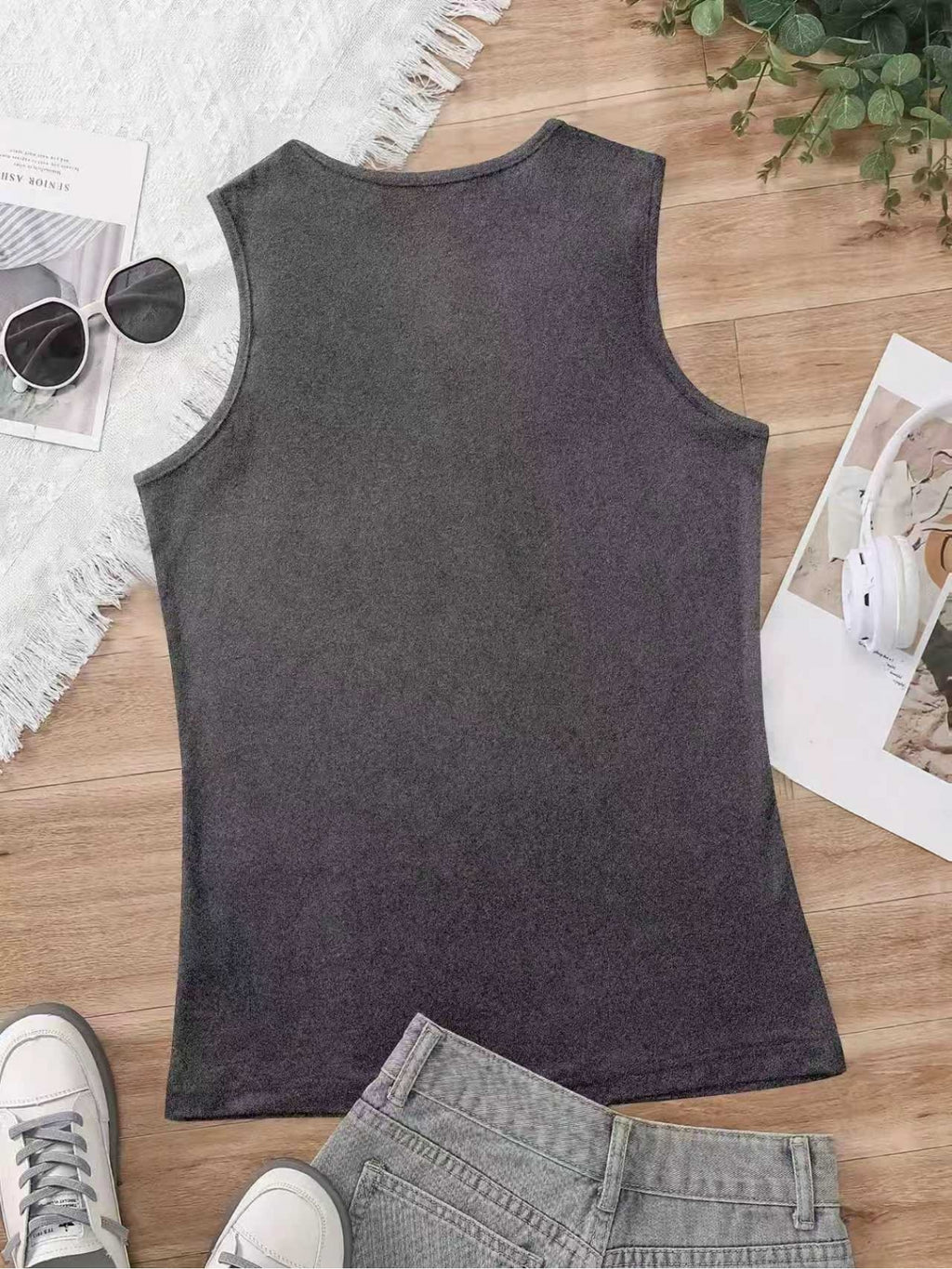 Dragonfly Print Sleeveless Top Women Retro Ring Design Casual Breathable Spring Summer Vest Shirt S-XXL