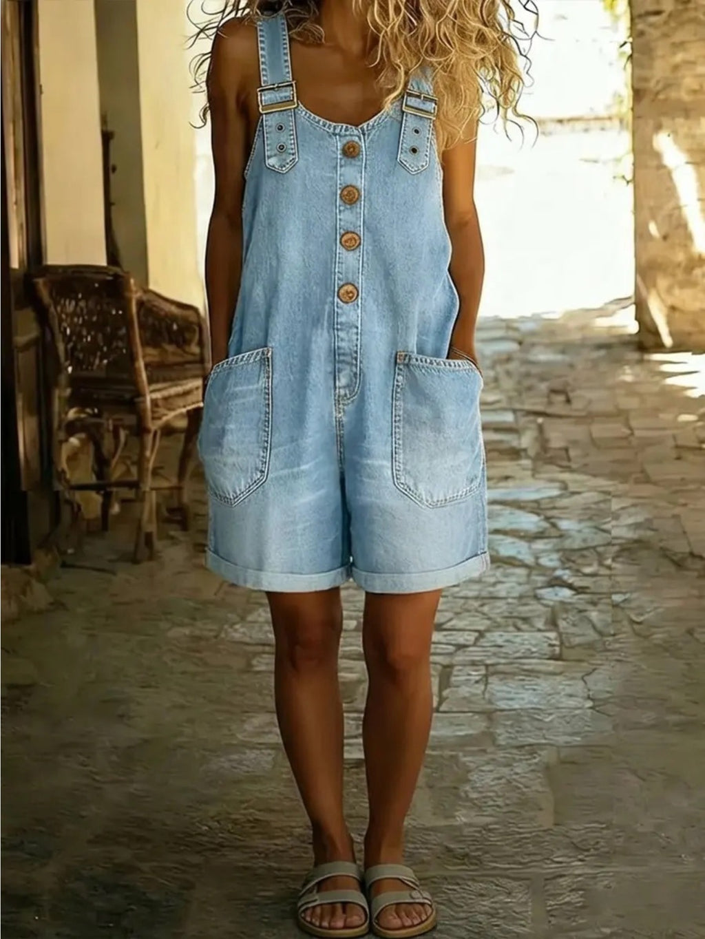 High Waist Denim Overall Shorts Women Loose Fit Short Length Slight Stretch Casual Summer Bib Overalls Spring S-XXL