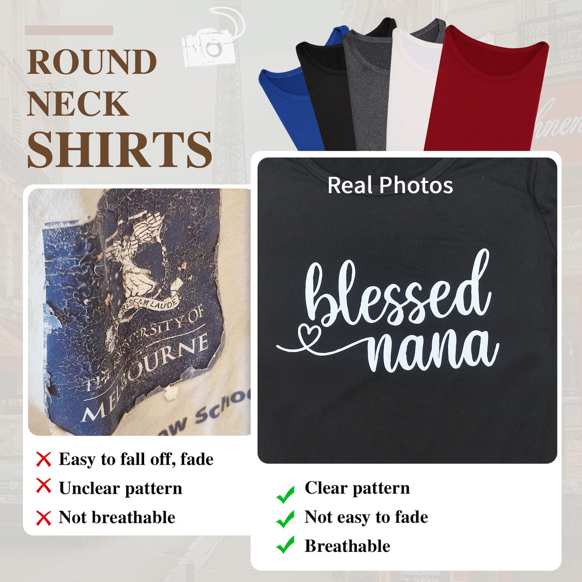Christian Letter Print T-Shirt Women Crew Neck Short Sleeve Faith Graphic Tee Casual Spring Summer Machine Washable S-XXL