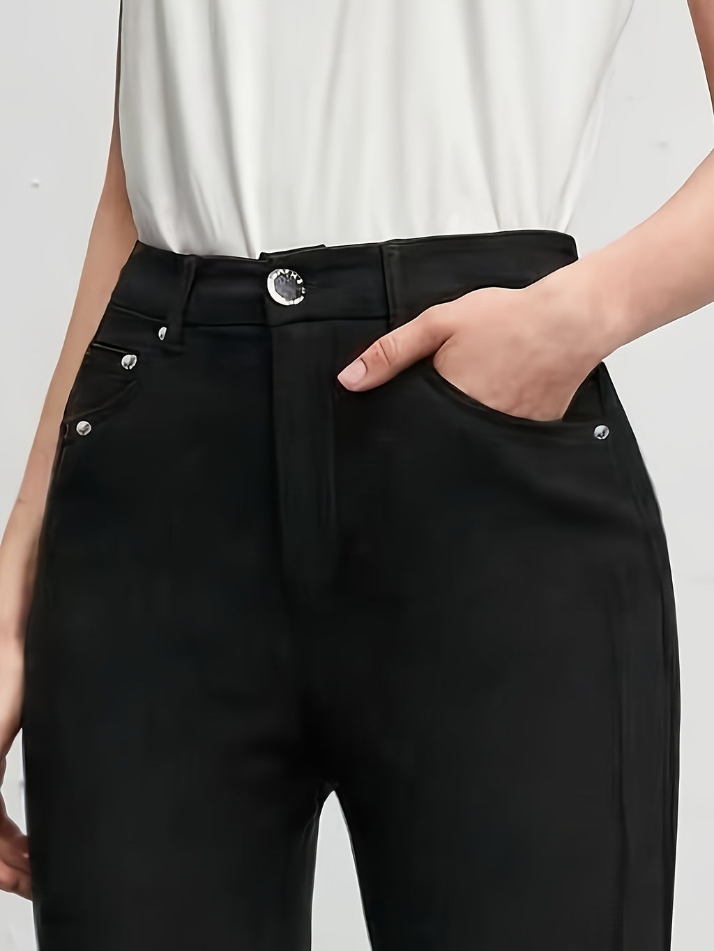 Women's Slim-Fit Stretchy Jeans Casual All Season Red Black Khaki Deep Blue S-XXL