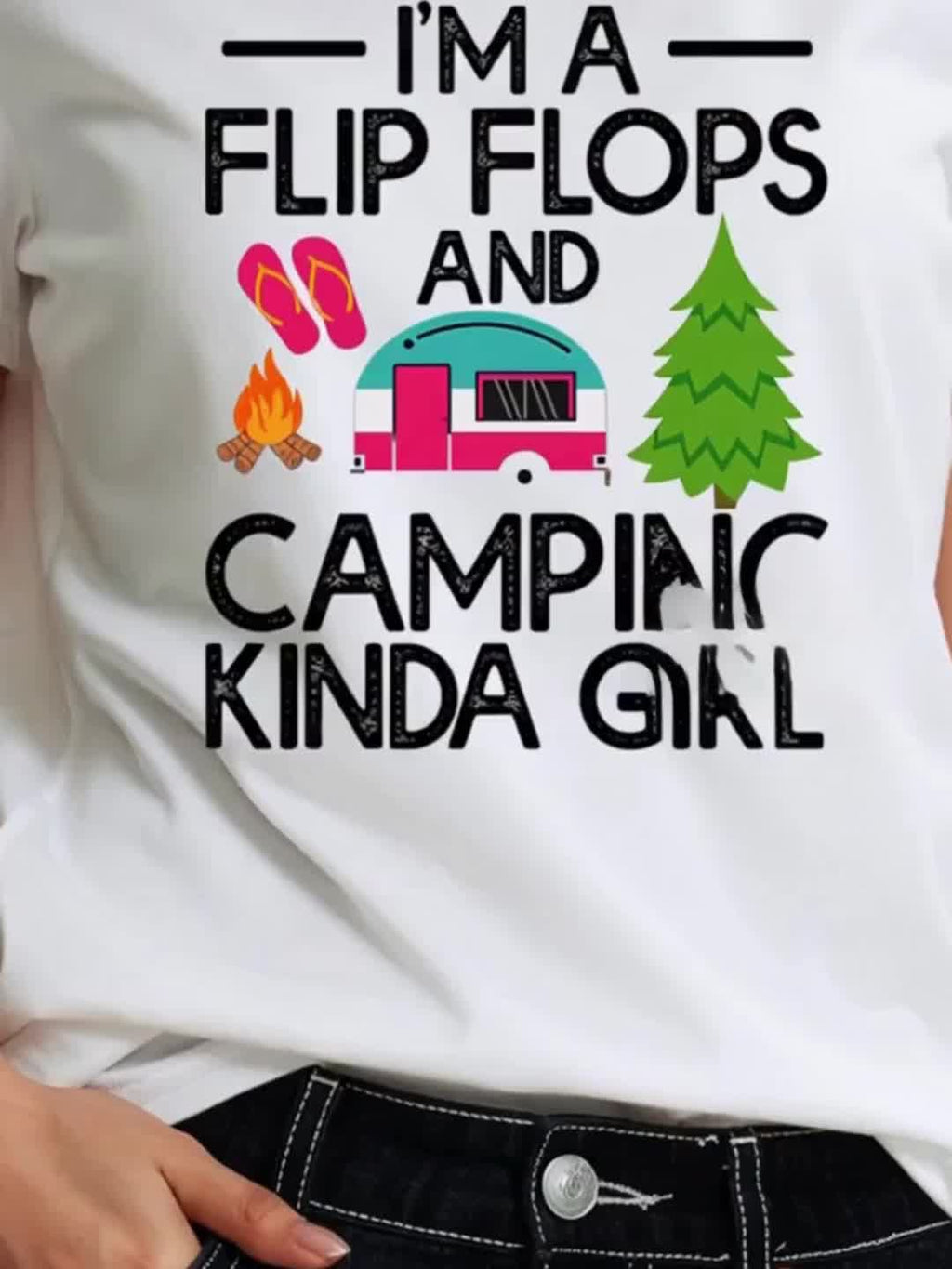 Funny Quotes Graphic Tee Women Loose Crew Neck Short Sleeve T-Shirt | Casual Statement Print Top Spring Summer Fall