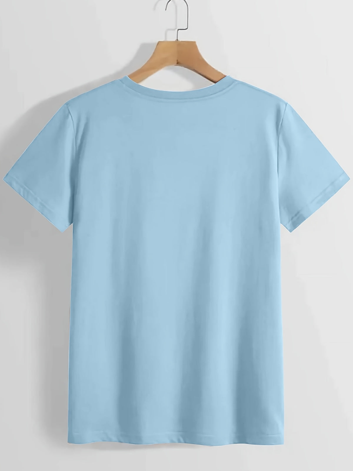 Geometric Print Crew Neck T-Shirt Women Casual Short Sleeve Stretch Knit Graphic Tee Light Airy Spring Summer Fall S-XXL