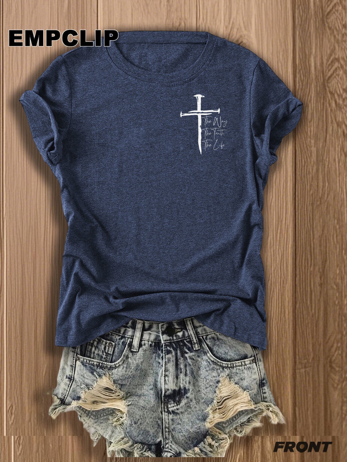 Christian Cross Graphic Tee Women Faith Inspirational T-Shirt Patriotic Religious Casual Tops