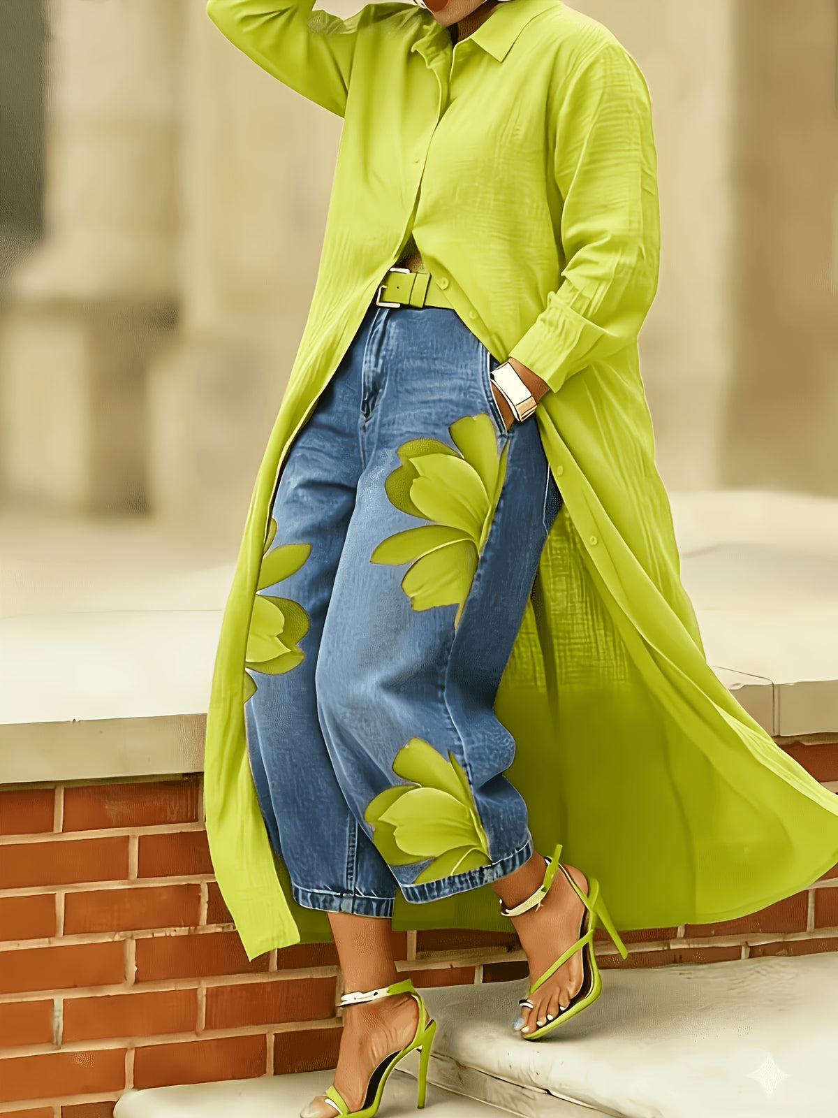 Women Maxi Shirt Dress Long Sleeve Button Down Lapel Collar Loose Fit Duster Dress S-XXL