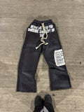 Y2K Graffiti Print Jogger Pants Women Loose Fit Harajuku Hip-Hop Streetwear Drawstring Waist Full-Length Casual Trousers Unisex All-Season Machine Washable