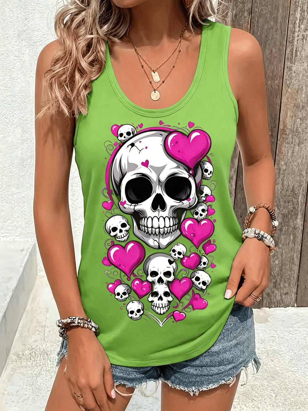 Pose Print Casual Tee Women Fun Graphic T-Shirt Short Sleeve Crew Neck Loose Fit Top Home Loungewear Going Out Gift Valentine's Day S-XXL