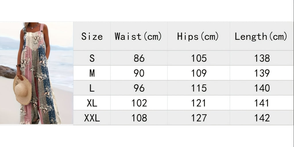 Print Loose Sleeveless Pantsuit for Women Square Collar Button Front Casual Summer Two-Piece Set