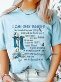 Letter Print Applique T-Shirt Women Crew Neck Short Sleeve 95% Polyester Medium Stretch Regular Fit Casual Pullover Spring Summer Everyday Party Top S-XXL