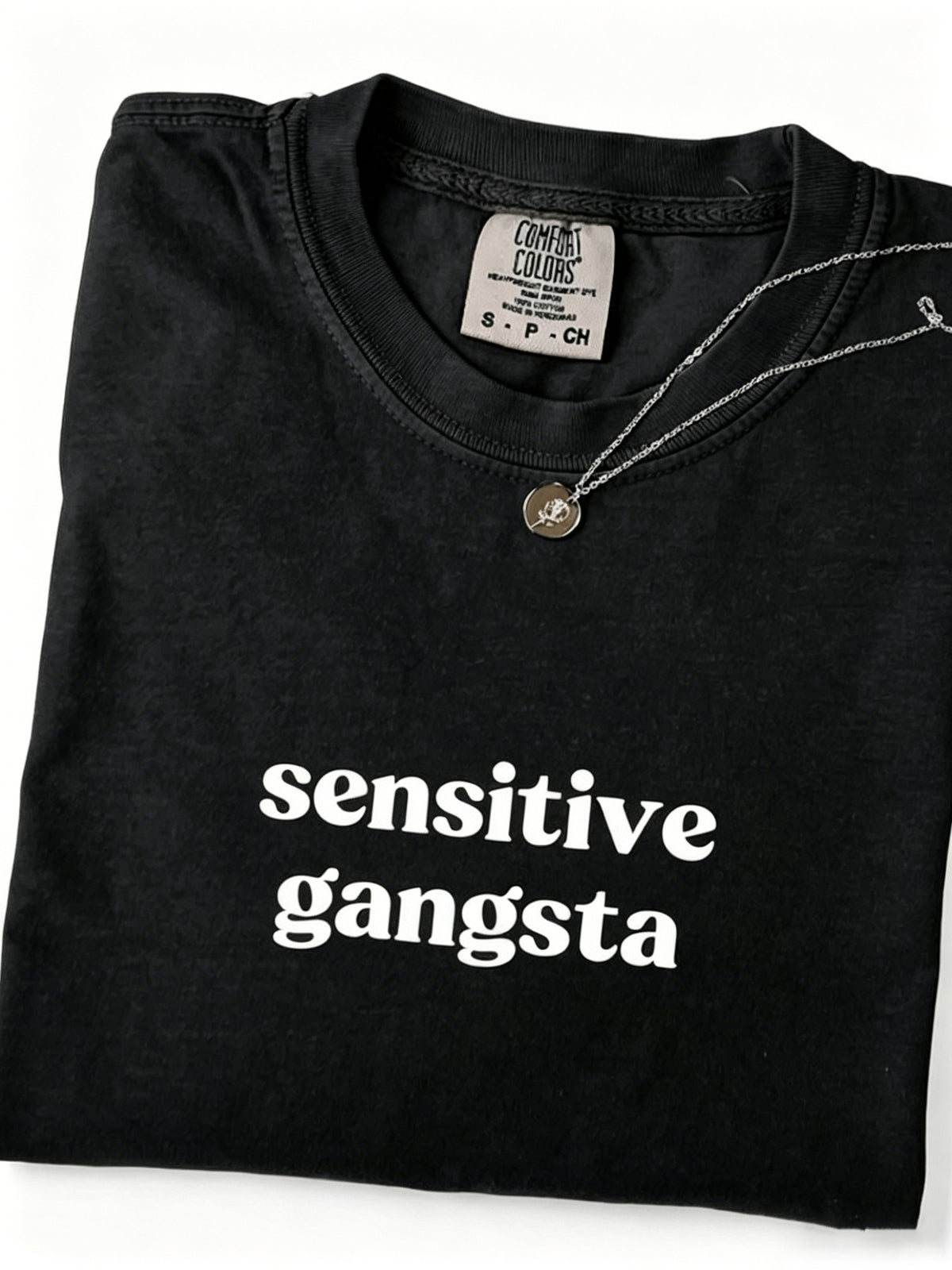 Sensitive Gang Slogan Graphic T-Shirt for Women Crew Neck Short Sleeve Loose Fit Casual Tee Funny Street Style Top Brown Pattern Summer Essential