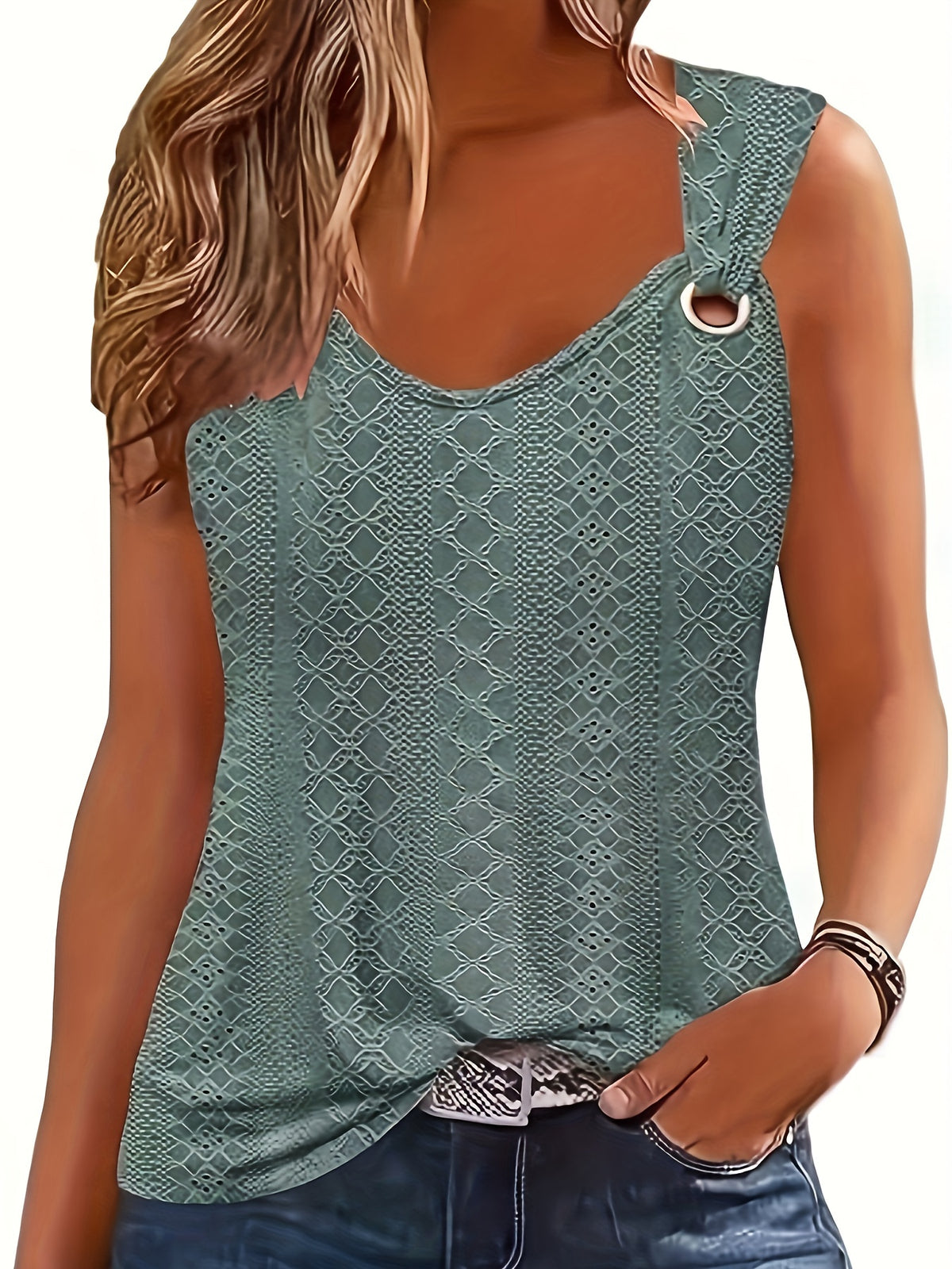 Sleeveless Tank Top Women V-Neck Loose Casual Comfortable Summer Vest Tee Trendy Basic Top S M L XL XXL