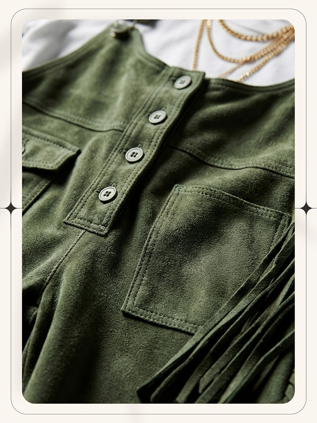 Vintage Fringe Overalls Women Wide Leg Loose Faux Suede Western Boho Festival Country Concert Halloween Costume Outfit
