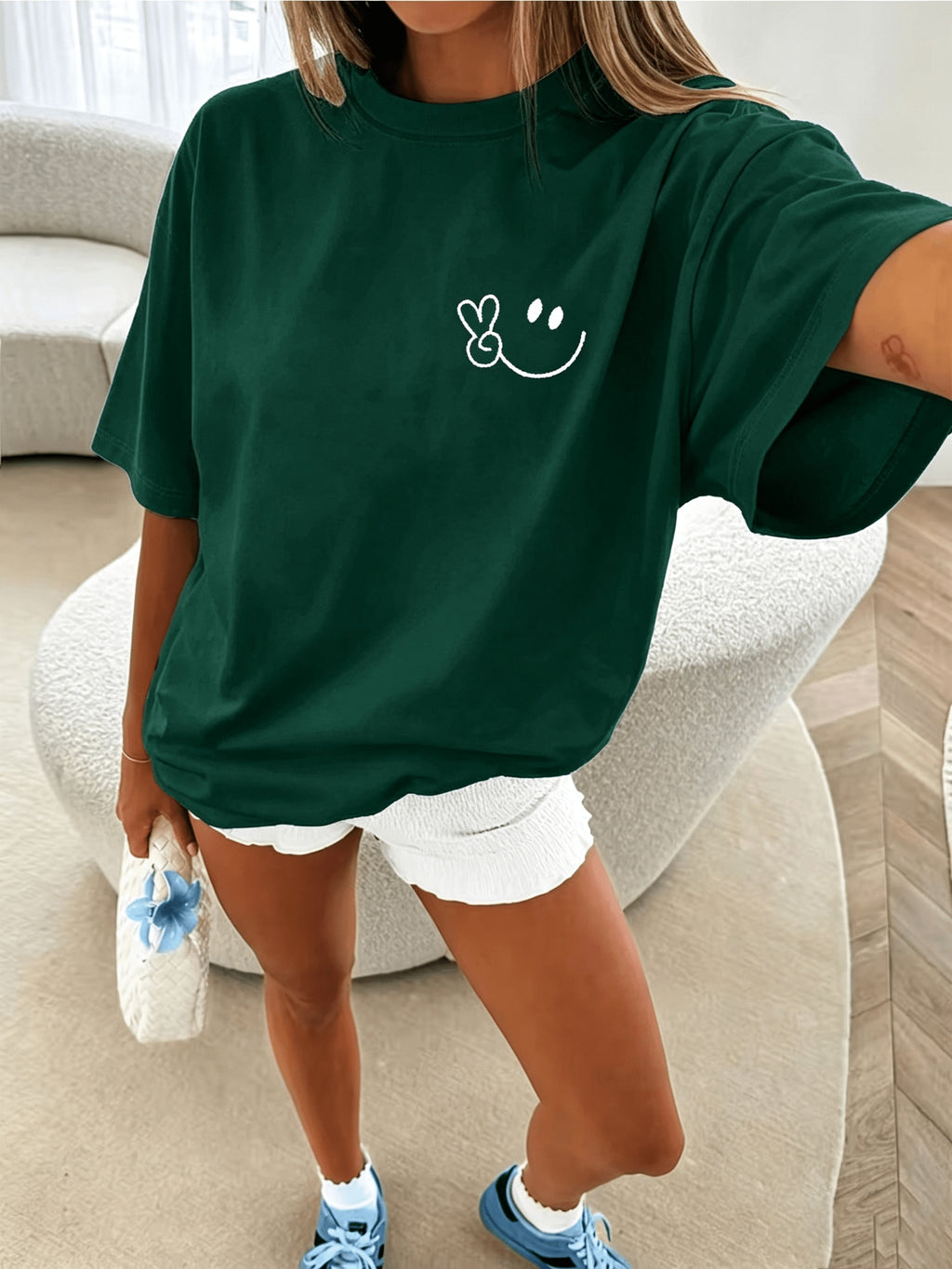 Women's Retro Crew Neck Short Sleeve T-Shirt Animal Letter Cartoon Print Casual Holiday Tee Spring Summer S-XXL