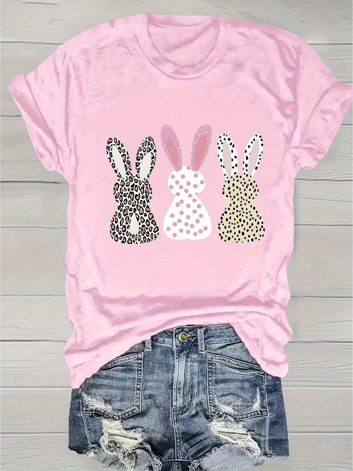 Letter A Print T-Shirt Women Crew Neck Short Sleeve Casual Applique Graphic Tee Medium Stretch Machine Washable Spring Summer Top S-XXL