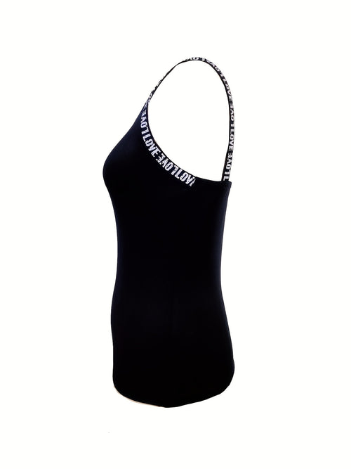 American Flag Print Spaghetti Strap Tank Top Women Sleeveless Breathable Casual Summer Vest Blouse XS-XL
