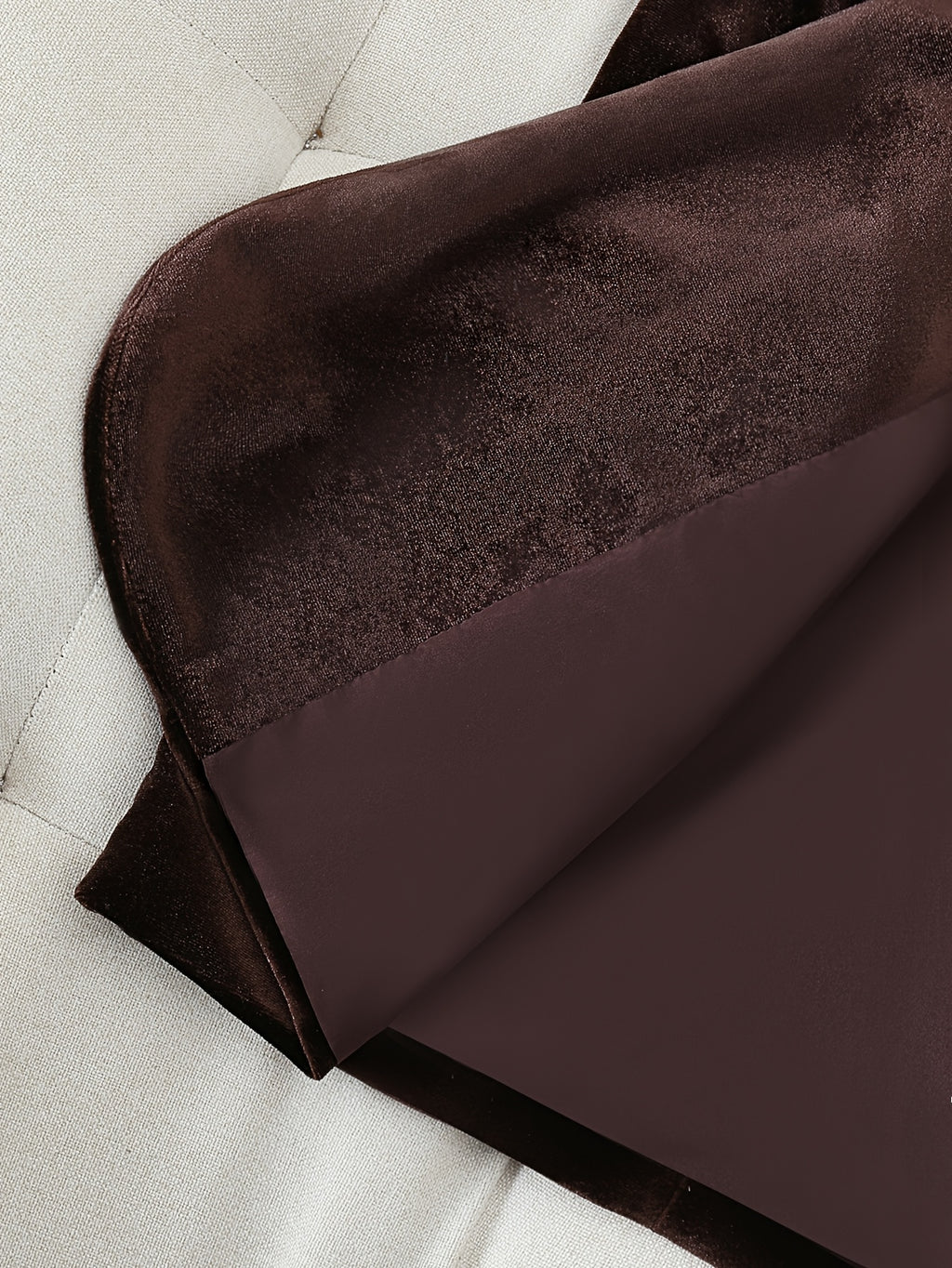 Dark Brown Velvet Blazer Women Contrast Piping Single Breasted Long Sleeve Elegant Casual Social Occasion