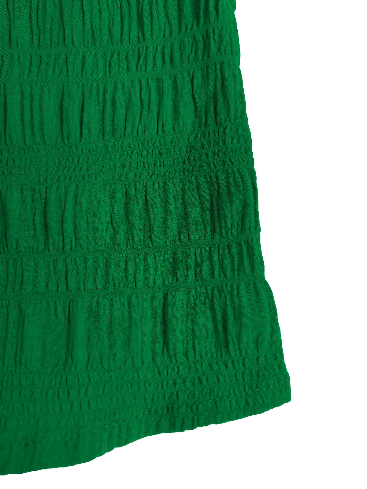 Women's 2-Piece Crinkle Textured Matching Set Lapel Short Sleeve Shirt & Elastic Waist Shorts Casual Vacation