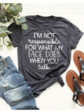 Letter Print T-Shirt Women Short Sleeve Crew Neck - Comfortable Casual Daily Wear Tee, Stylish Graphic Top for Layering, Soft Breathable Fabric, Fashion Street Style