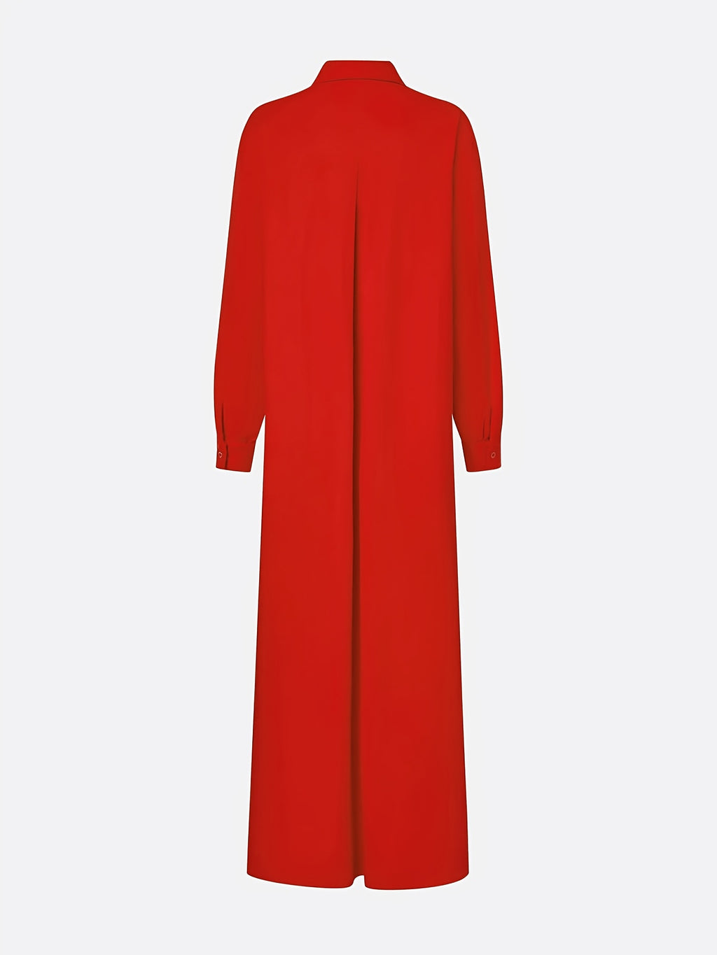 White Maxi Shirt Duster Women Long Sleeve Lapel Collar Open Front Loose Casual Layering Outerwear Cardigan Coat for Women