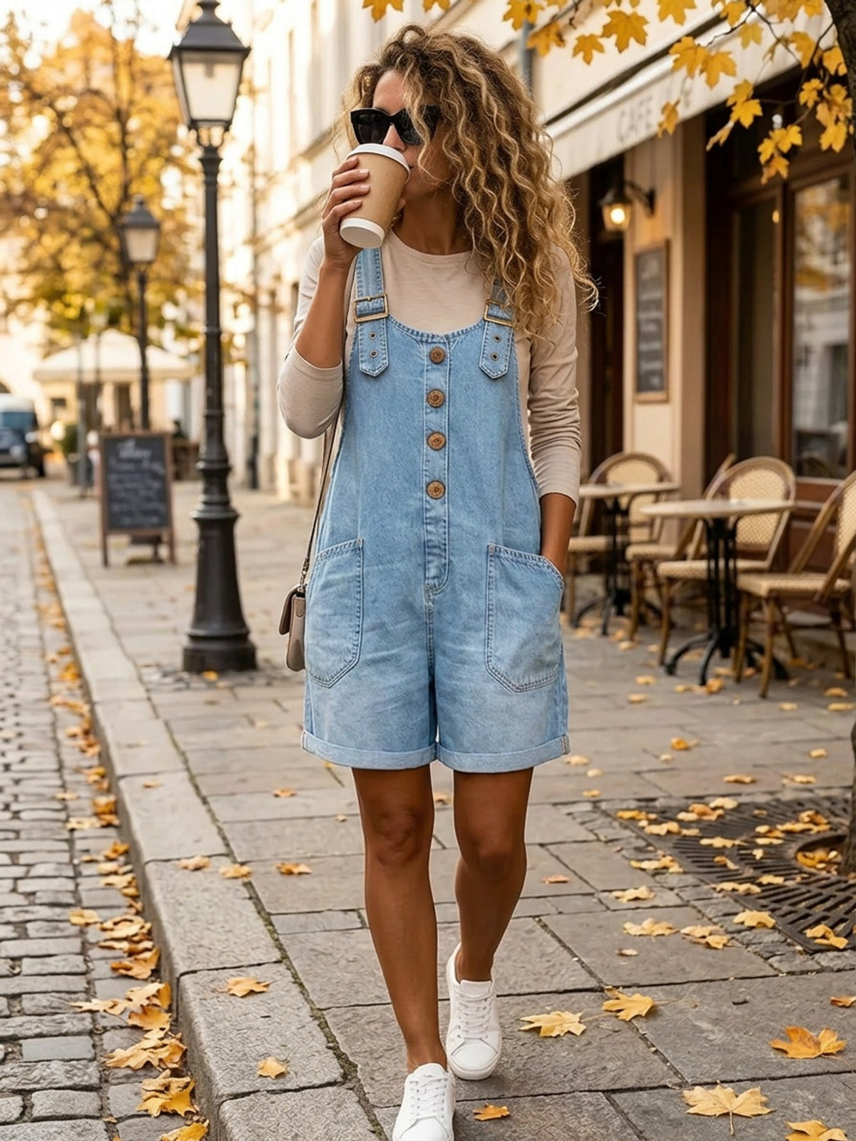 High Waist Denim Overall Shorts Women Loose Fit Short Length Slight Stretch Casual Summer Bib Overalls Spring S-XXL