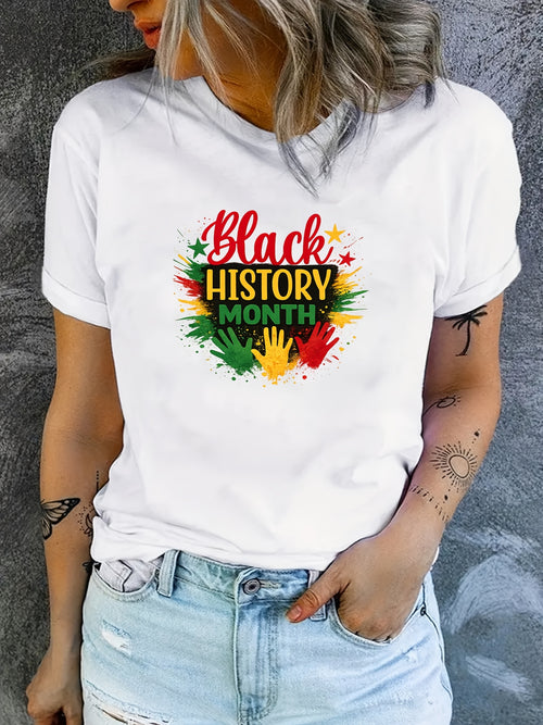 African Map Pan-African Colors Graphic T-Shirt Women Crew Neck Short Sleeve Cultural Pride Casual Tee Year-Round S-XXL