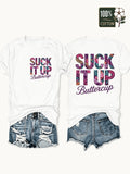 Maternity T-Shirt Women Tropical Flower Alphabet Print Front Back Graphic Tee Street Style Plus Size Pregnancy Top Casual Loose Fit