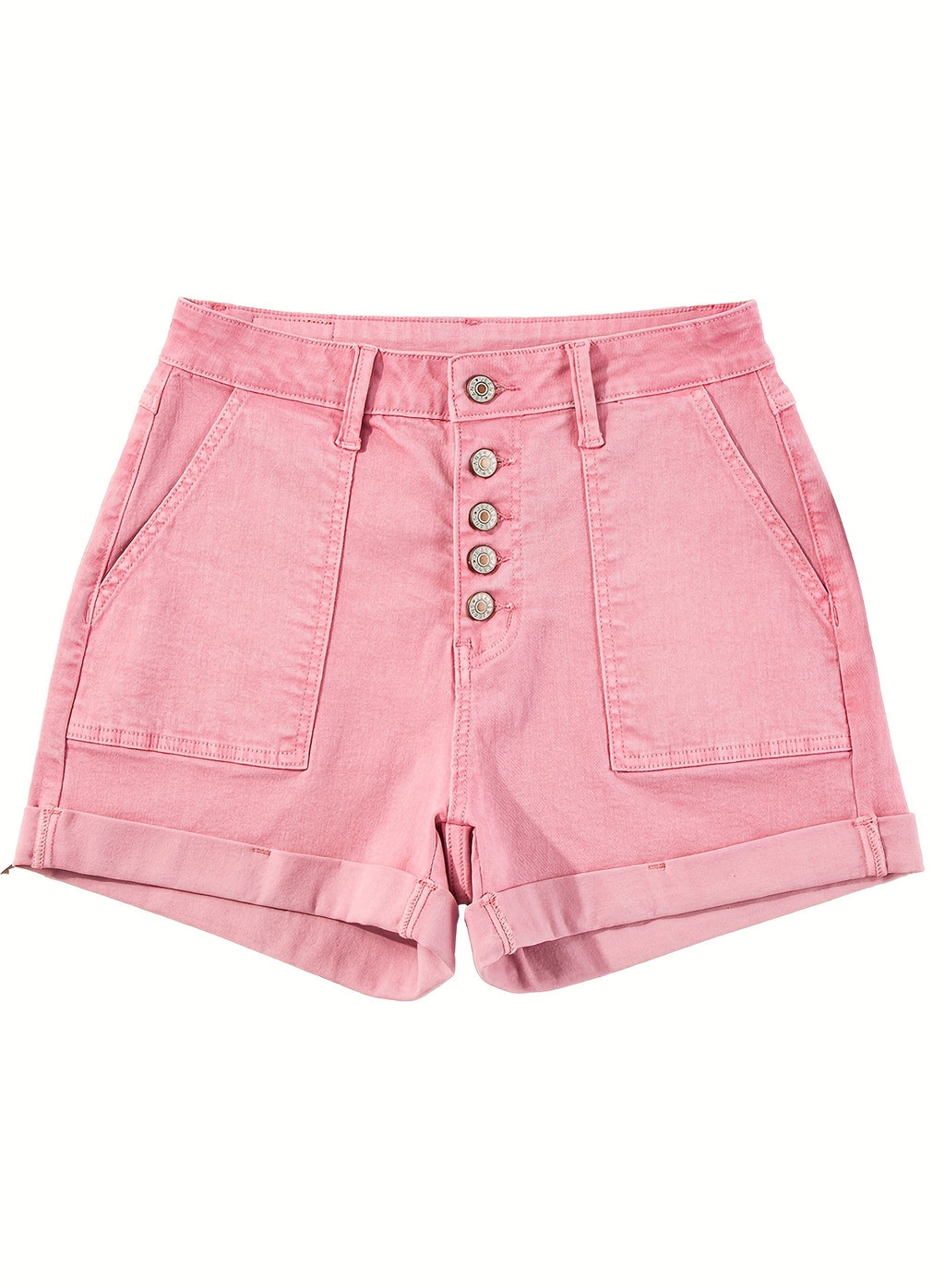 High Waist Stretch Denim Shorts Women Slim Fit Vintage Casual Summer Jean Shorts Multi-Color XS-XXL
