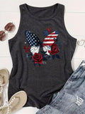 Graphic Drawing Print Tank Top Women Crew Neck Sleeveless Casual Lightweight Breathable All Season Polyester Tee S-XXL