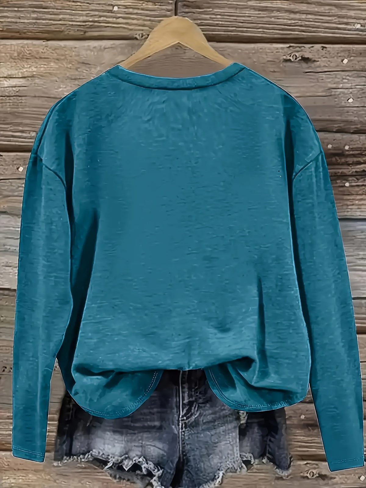 Vintage Slogan Long Sleeve Tee Women I'm Not Made in Winter Print Round Neck 200gsm Stretchy Casual Spring Fall Top S-XXL
