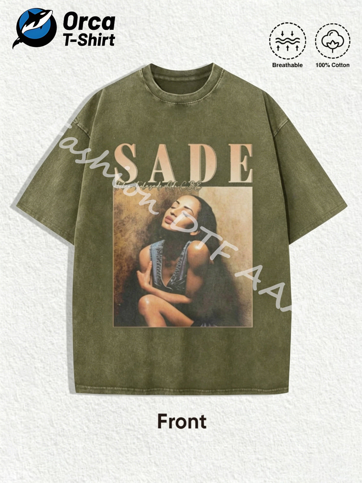 Y2K Retro Music Band Graphic Tee Women Vintage Sade Pattern Black Gold Print Casual Streetwear Bohemian T-Shirt XS-XL