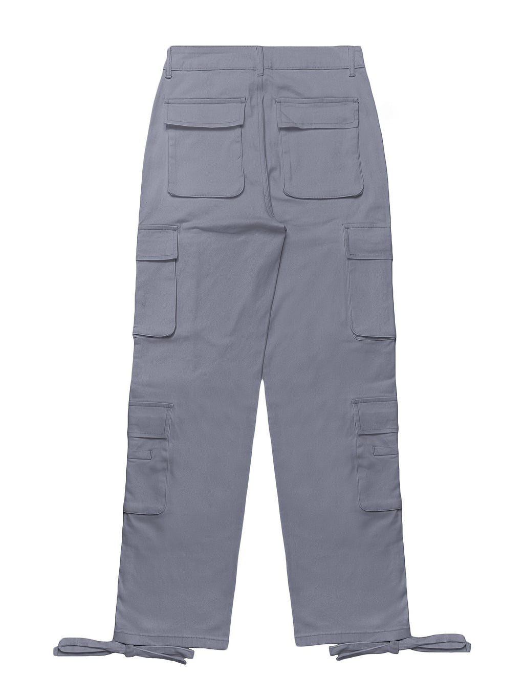 Low Waist Cargo Denim Pants Women Street Hip-Hop Style Multi Pocket Wide Leg Workwear Casual Jeans Apricot Grey Khaki S-XXL
