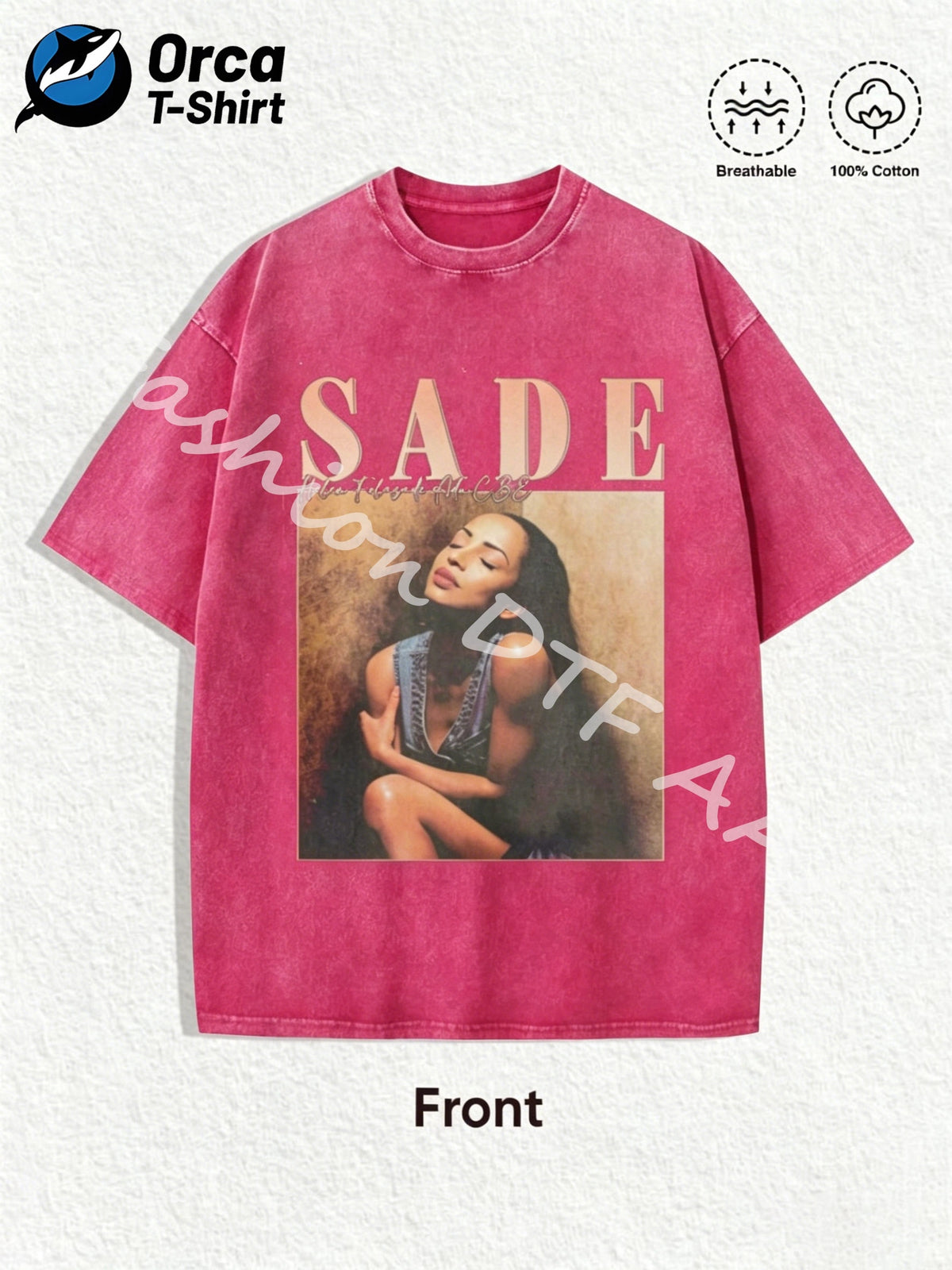 Y2K Retro Music Band Graphic Tee Women Vintage Sade Pattern Black Gold Print Casual Streetwear Bohemian T-Shirt XS-XL