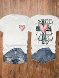Geometric Print T-Shirt for Women Oversized Crew Neck Short Sleeve Casual Tee for Holiday Beach Travel Party Family Gathering Gift