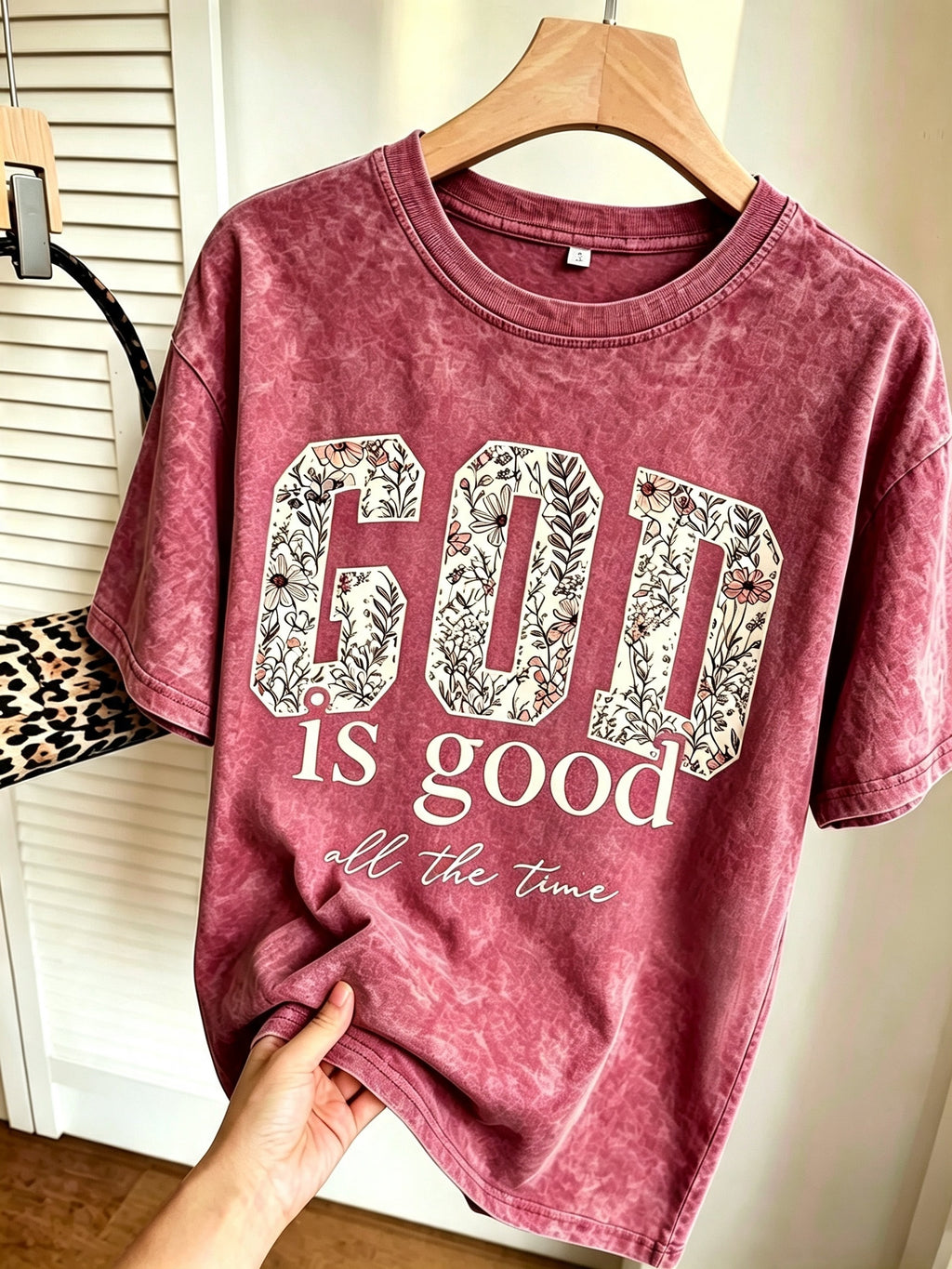 Vintage Batik Print Washed Graphic T-Shirt Women Crew Neck Floral Geometric Casual Tee Autumn Fashion S-XXL
