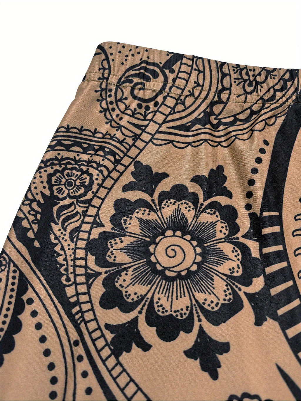 Paisley Floral Mesh Mermaid Maxi Skirt Women High Waist Slim Pencil Long Skirt Elegant Date Brunch Street Style Spring Summer Fall S-XL