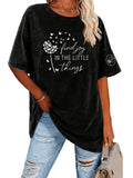 Retro Washed Graphic T-Shirt for Women Loose Fit Heavyweight 230g Round Neck Short Sleeve Street Style Casual Spring Summer Machine Washable Vintage Tee