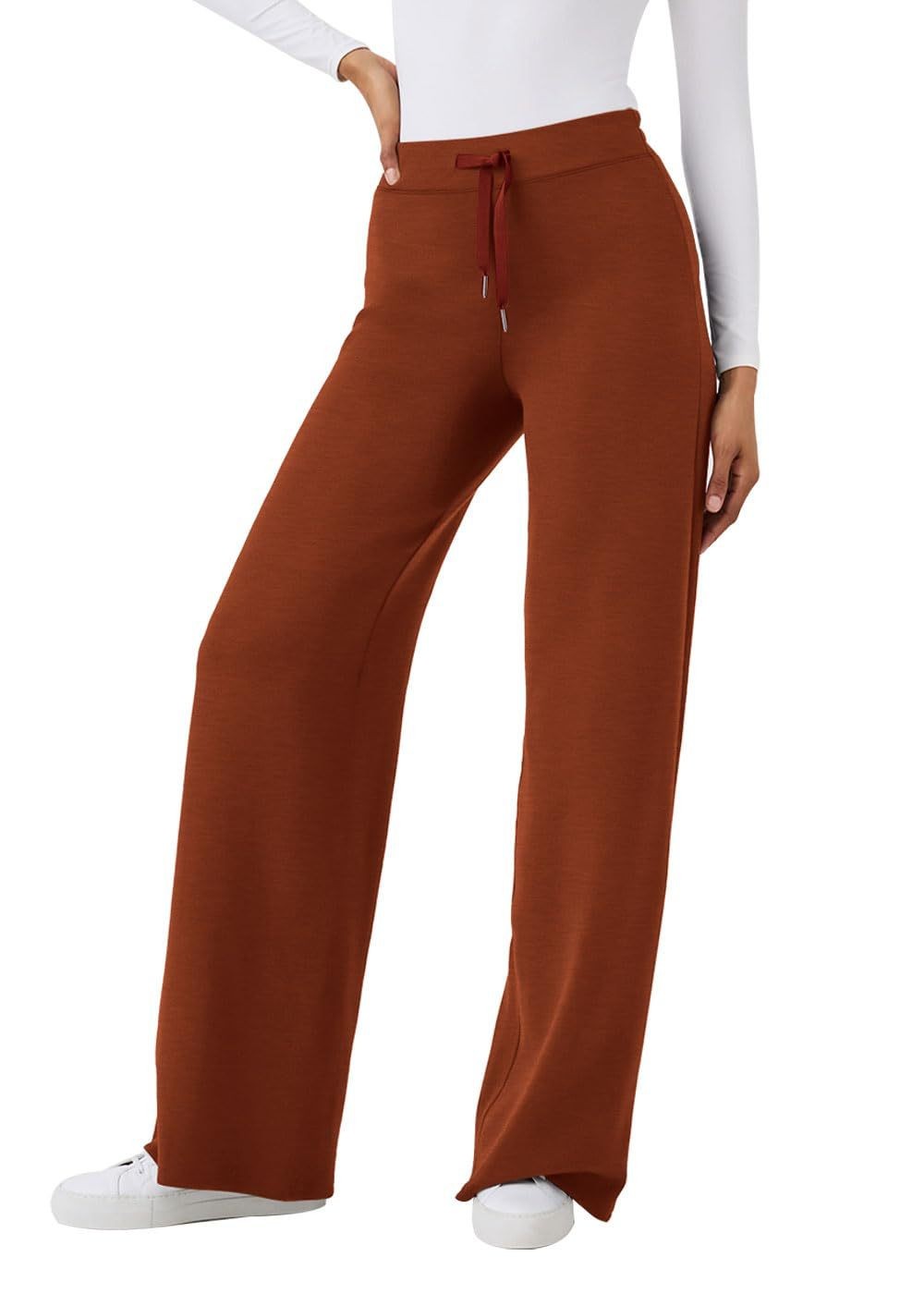 Zipper Sweatshirt Wide-Leg Pants 2 Piece Set Women Casual Tracksuit Outfit for Spring Fall - Loose Fit Jogger Co-ord Set