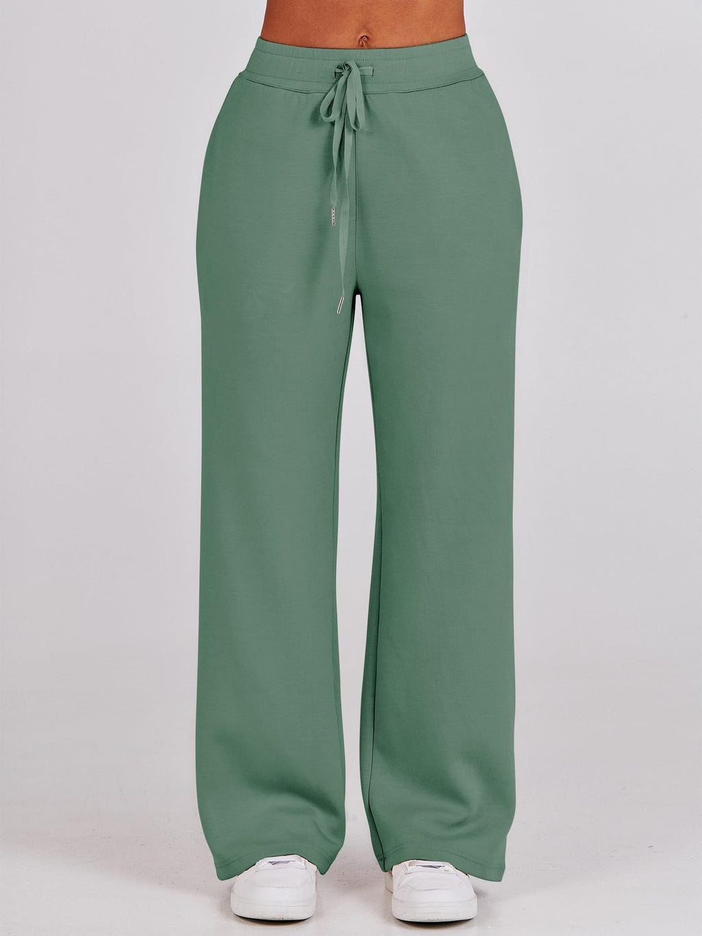 Zipper Sweatshirt Wide-Leg Pants 2 Piece Set Women Casual Tracksuit Outfit for Spring Fall - Loose Fit Jogger Co-ord Set