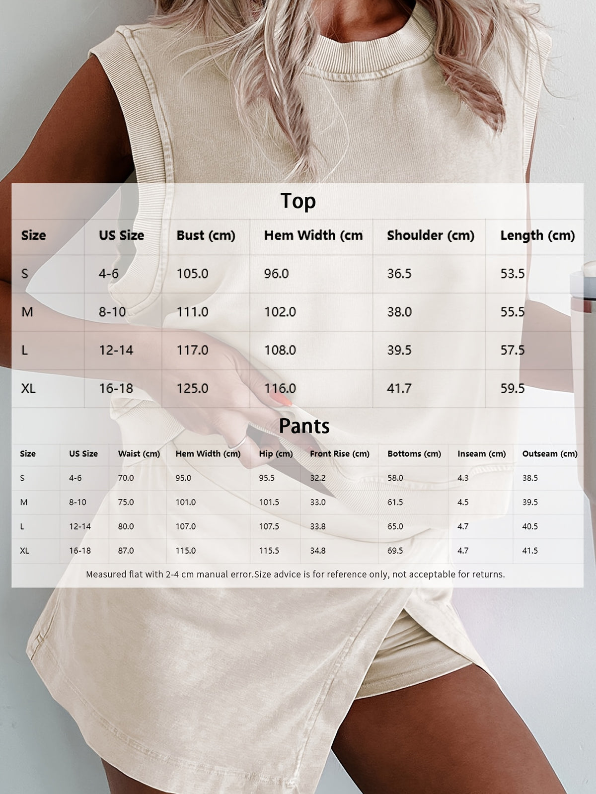 Solid Color 2-Piece Set Women Short Sleeve T-Shirt and Pants Casual Summer Matching Outfit