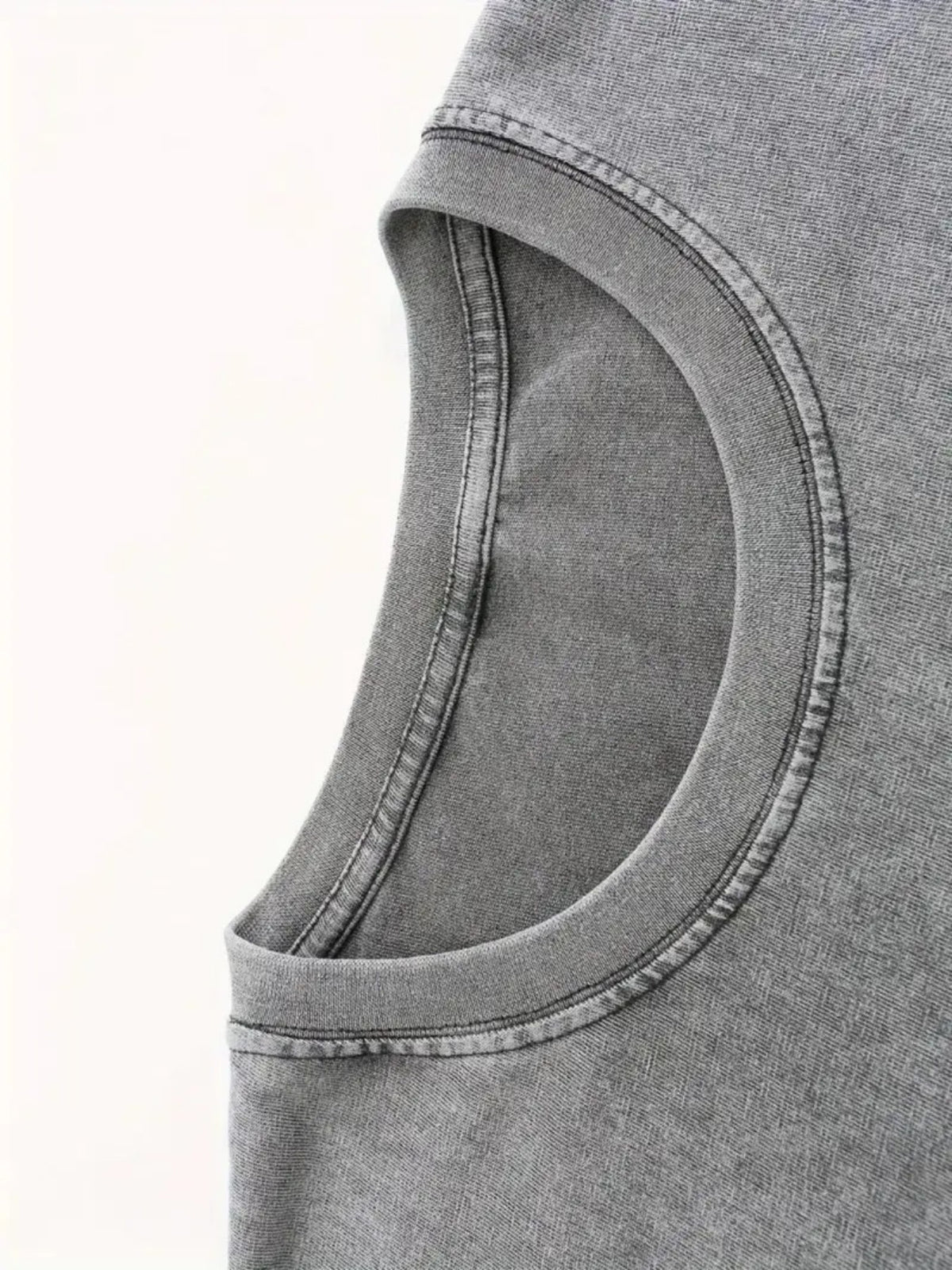 Heavyweight Vintage Washed Oversized T-Shirt Women Loose Fit Round Neck Short Sleeve Neutral Casual Tee S-XXL