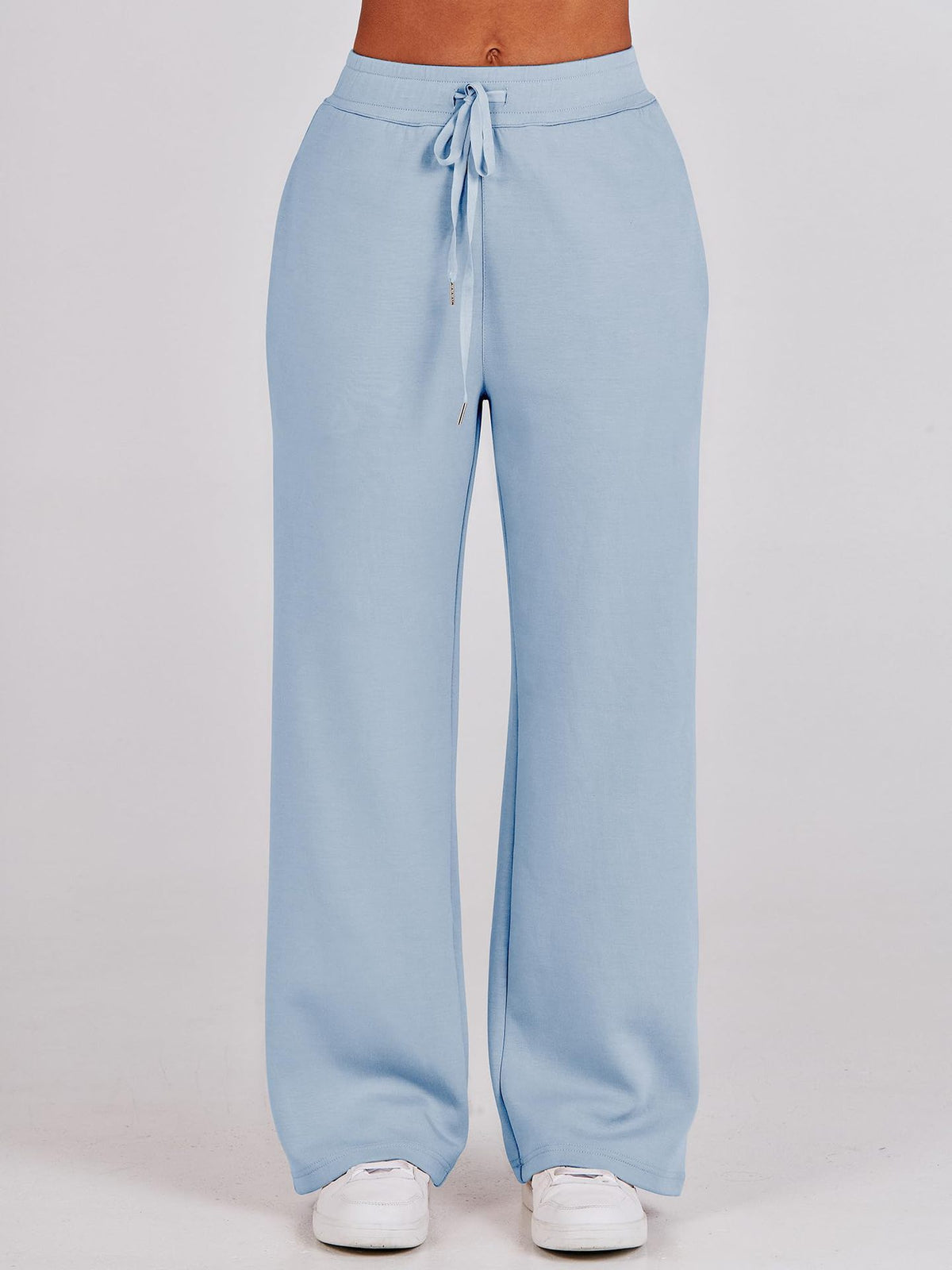 Zipper Sweatshirt Wide-Leg Pants 2 Piece Set Women Casual Tracksuit Outfit for Spring Fall - Loose Fit Jogger Co-ord Set