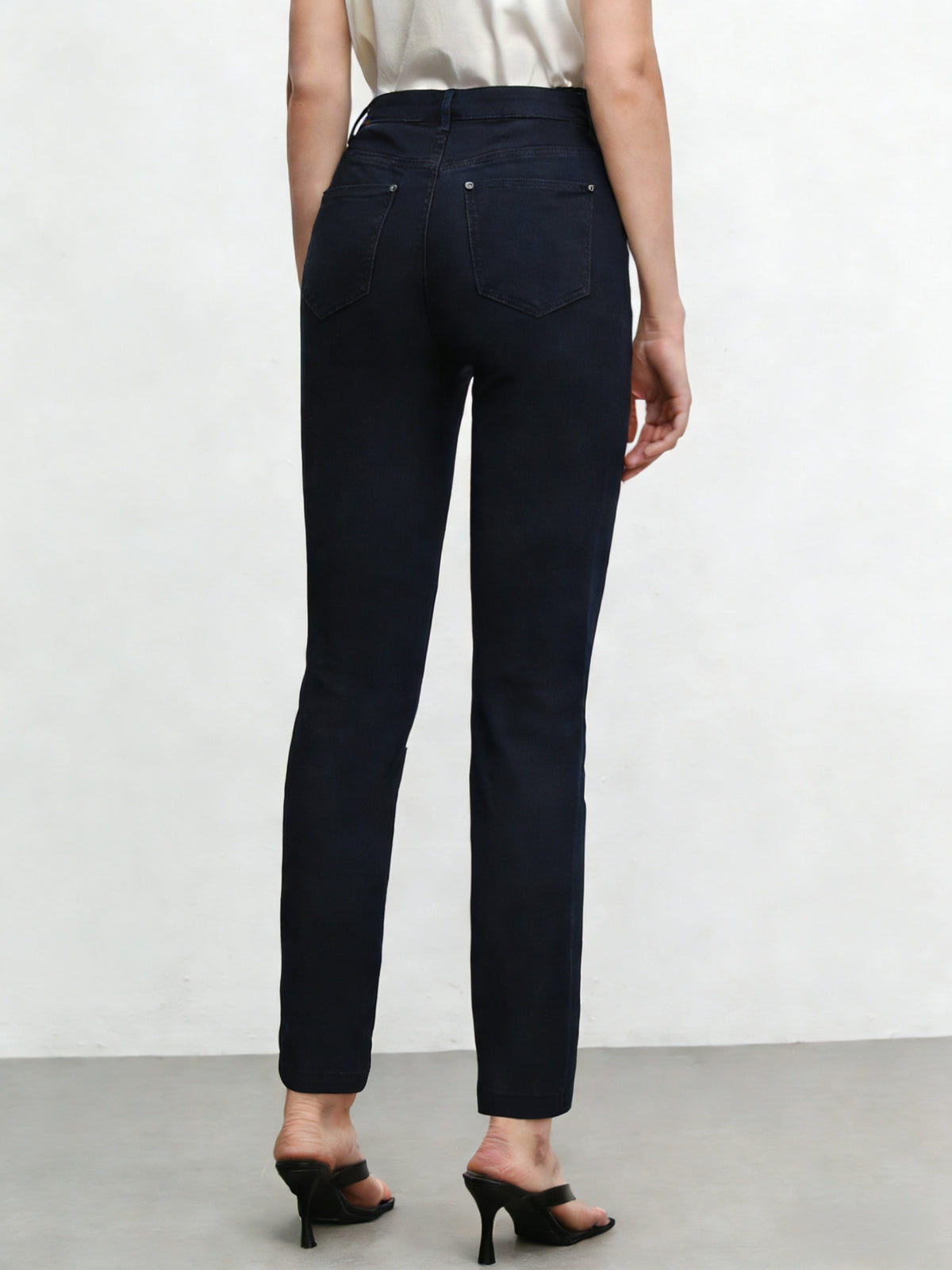 Women's Slim-Fit Stretchy Jeans Casual All Season Red Black Khaki Deep Blue S-XXL
