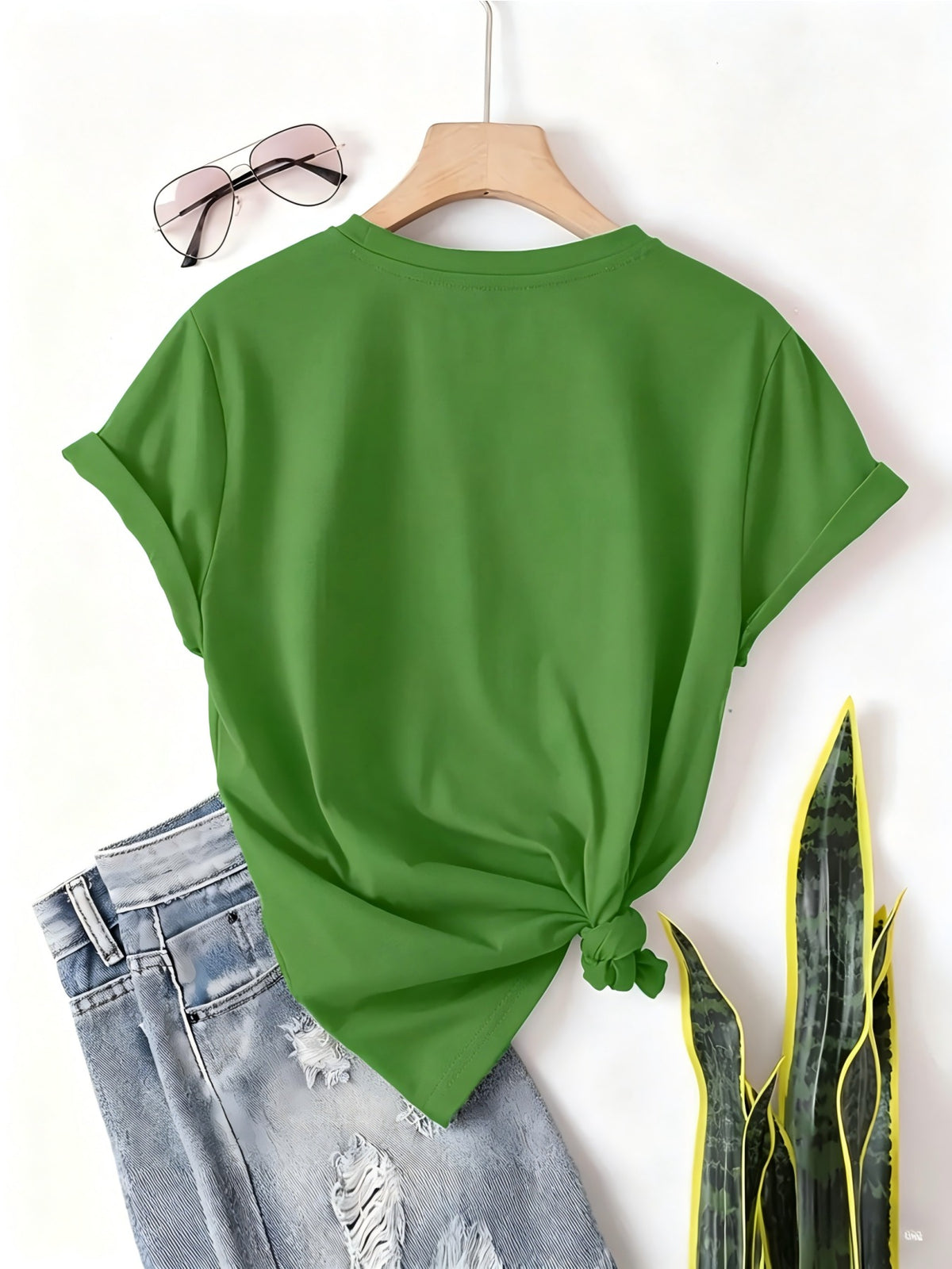 Maternity T-Shirt Women Tropical Flower Alphabet Print Front Back Graphic Tee Street Style Plus Size Pregnancy Top Casual Loose Fit