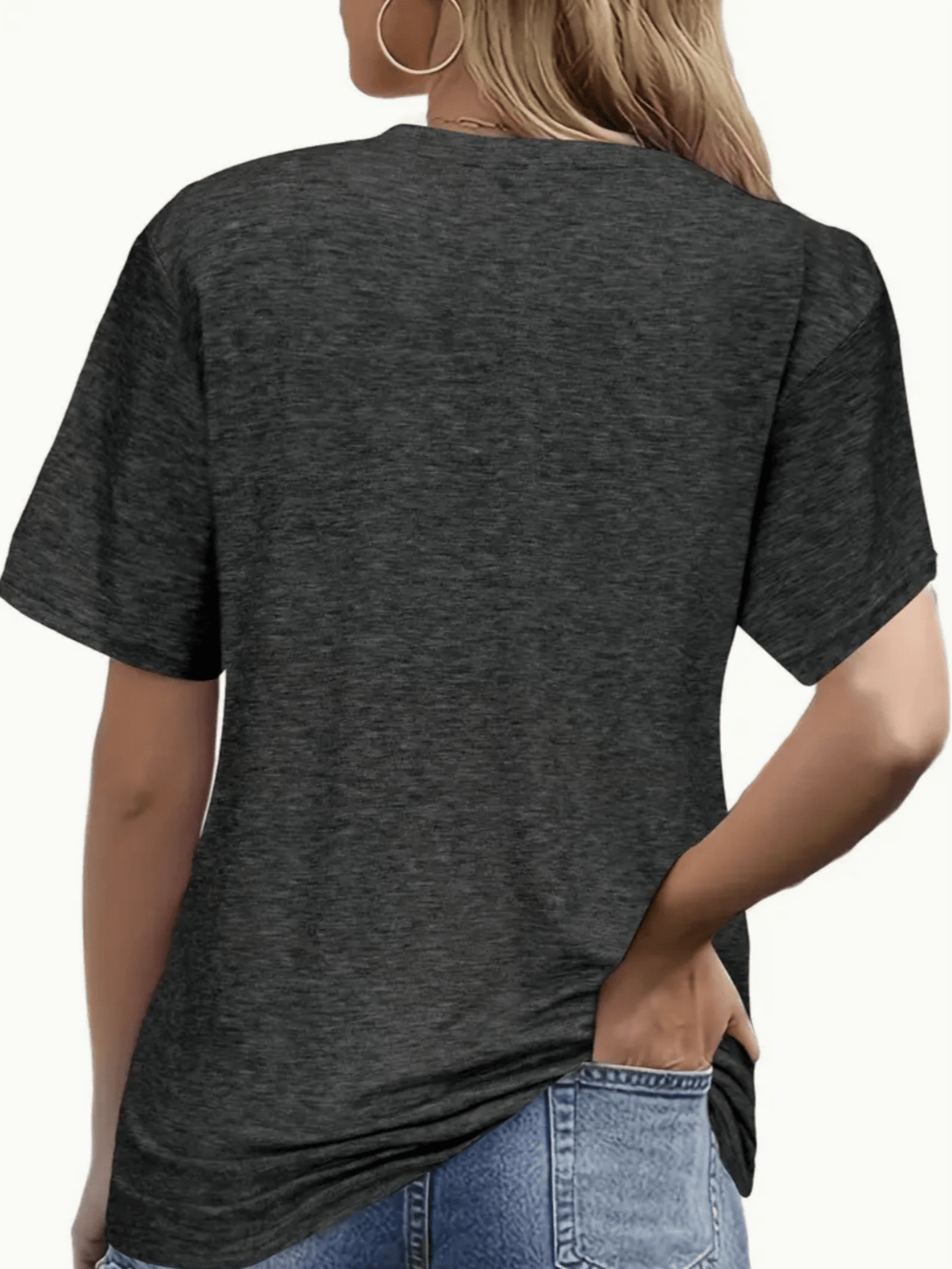 Fashionable Print Crew Neck T-Shirt for Women - Lightweight Breathable Polyester Casual Short Sleeve Tee Spring Summer Everyday Wear