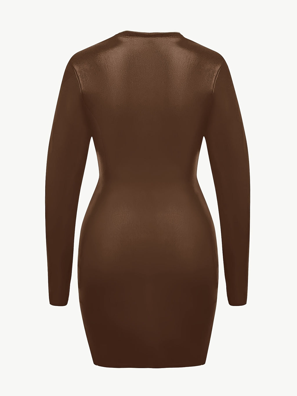 Black Bodycon Mini Dress Tailored Waist Women Vintage Street Style Crew Neck Fitted Knit Dress S-XXL