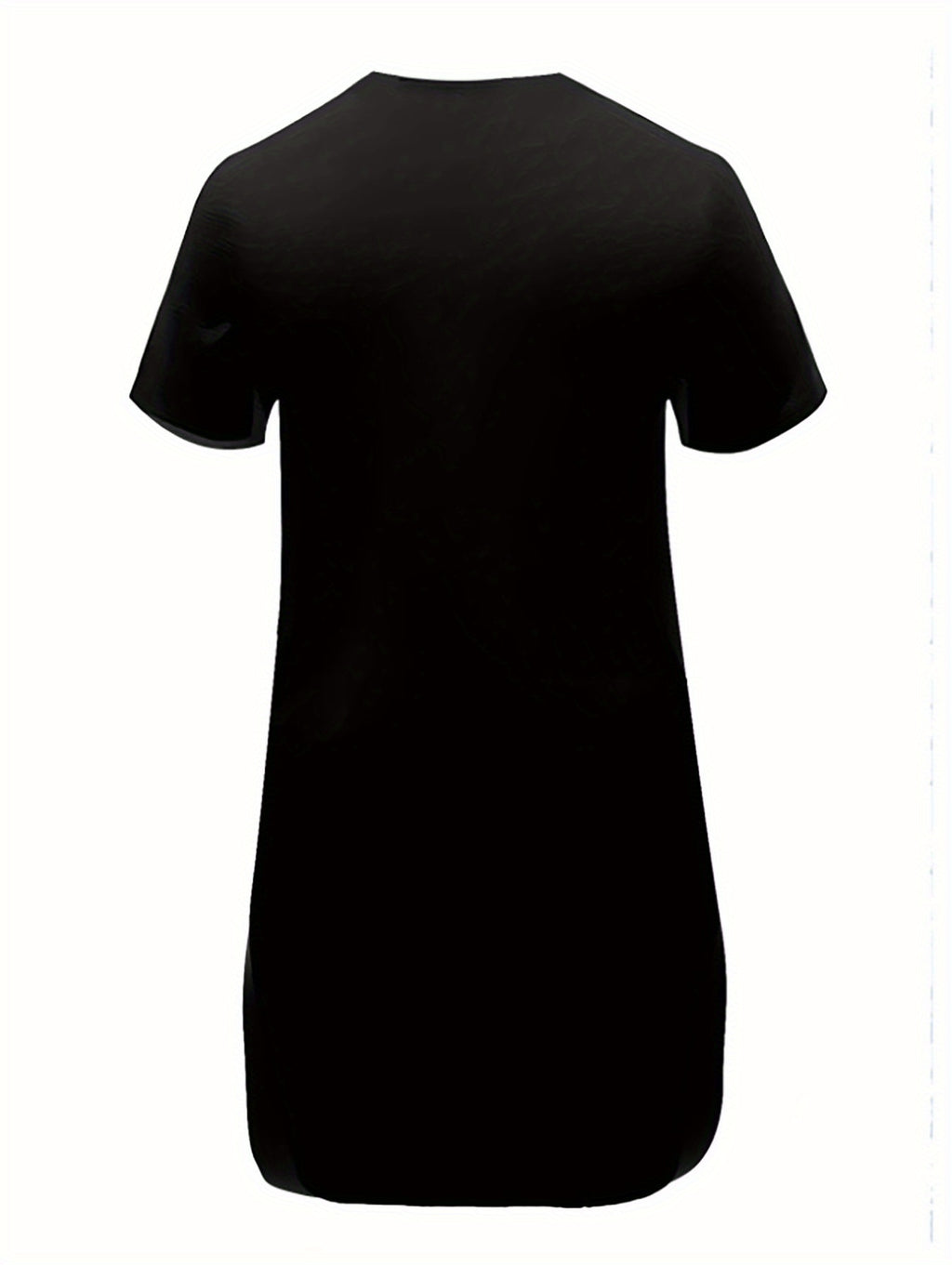 Celestial Sun Moon Stars Print T-Shirt Dress Women Boho Casual Knee-Length Short Sleeve Round Neck Graphic Dress Spring Summer S-XXL